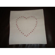 30X30 HEART CUSHION