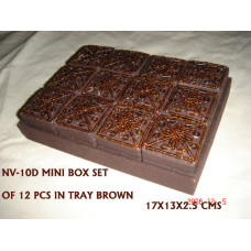 tray S/12 doosjs brown