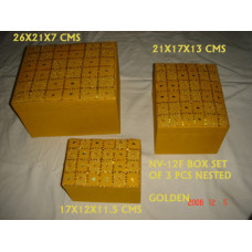 box beaden S/3 golden