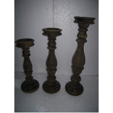 WDN BIG CANDLE STAND GREEN