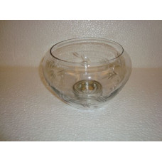 vaas rond clear cut/holder