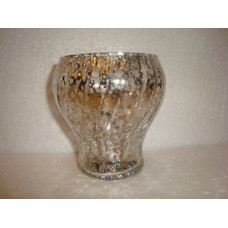 WINE VOTIVE OPTIQUE 1/2 CRACK SILVER