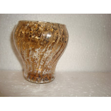 WINE VOTIVE OPTIQUE 1/2 CRACK SILVER