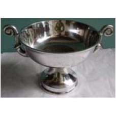 ALU HANDLE BOWL ON STAND