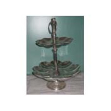 ALU CAKE STAND 2 TIER