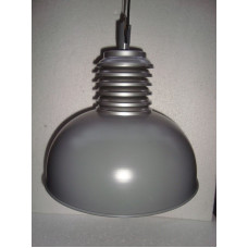 Lamp hang silver cap grey 38 cm