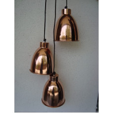 Lamp hang set/3 copper