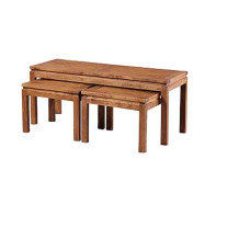 tafel laag + 2 bijzettafel white