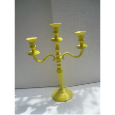 THREE ARM CANDLE STAND- 38 CM