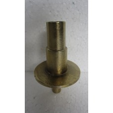 Alu candle holder heavy brass raw