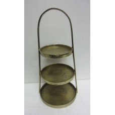 3 TIRE TAPER CAKE STAND WITH BORDER