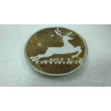 RUNNING REINDEER CHARGER PLATE 15 CMS