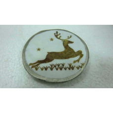 RUNNING REINDEER CHARGER PLATE 15 CMS