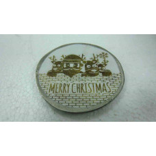 X-MAS SANTA CHARGER PLATE 15 CMS