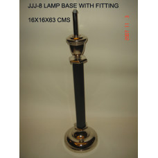 lamp 6hoek bl/nickel