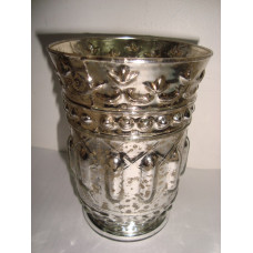 glas uitlooprand chimney ant. Silver