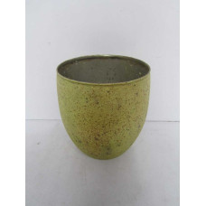 ROUND SILVER FROSTED PLANTER SMALL