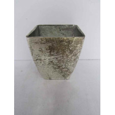 SQUARE PLANTER SHINY FOIL SMALL