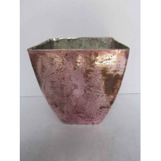 SQUARE PLANTER SHINY FOIL BIG