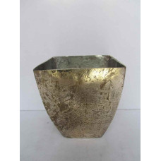 SQUARE PLANTER SHINY FOIL BIG