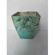 SQUARE PLANTER MATT FOIL SMALL