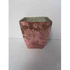 SQUARE PLANTER MATT FOIL SMALL