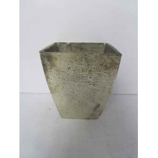 SQUARE PLANTER MATT FOIL SMALL