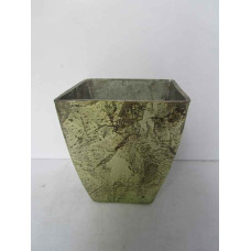 SQUARE PLANTER MATT FOIL SMALL