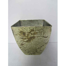 SQUARE PLANTER MATT FOIL BIG