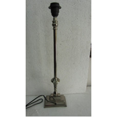 Lampvoet groot pipe rh voet nickle (KS390=KS374)