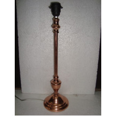 Lampvoet klein pipe rond voet copper