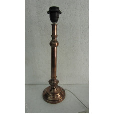 Lampvoet mid pipe dik rond voet copper