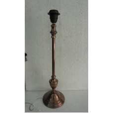 Lampvoet groot pipe rond voet copper