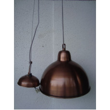 Hanglamp rond 27 cm copper