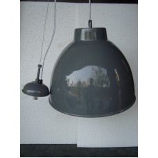 Hanglamp rond 40 cm dark grey