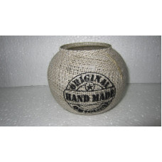 HAND MADE JUTE VOTIVE ROUND