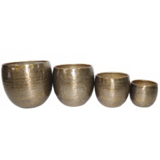 ARTISTIC ALUMINIUM SET OF 4 PLANTER CHATAI