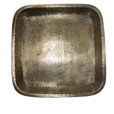 SQUARE BORDER TRAY MED