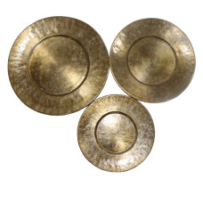 ROUND PLATE SET OF 3