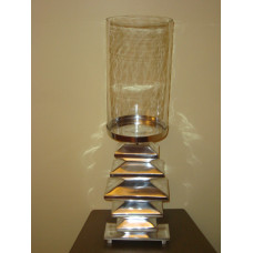 CANDLE STAND AND GLASS PLAIN