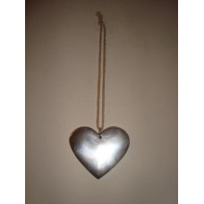 ALUMINIUM HEART FLAT 12CM