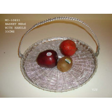 BASKET MESH W HANDLE