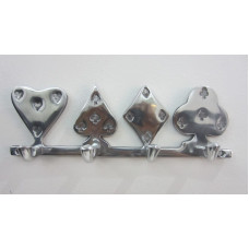 ALUMINIUM CARDS HOOKS EMBOSSED