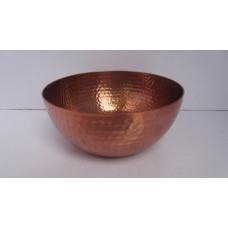 Bowl hammered med copper