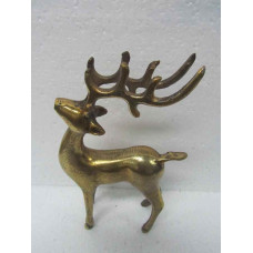 REINDEER STANDING CARVED HORNS