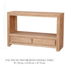 CONSOLE TABLE 2 DRAWERS