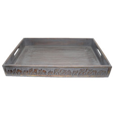 ELEPHANTS BORDER BIG TRAY