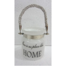 windlicht "home" kl milky