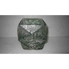 ZIG ZAG SQ. VASE BROAD STONES RECYCLED