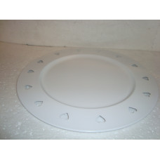 HEART CHARGER PLATE 30CM